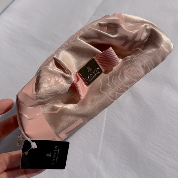 Lanvin Pink and Cream Cosmetic Bag - Picture 1 of 14